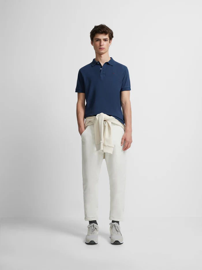 SILBON POLO BASICO AZUL MARINO