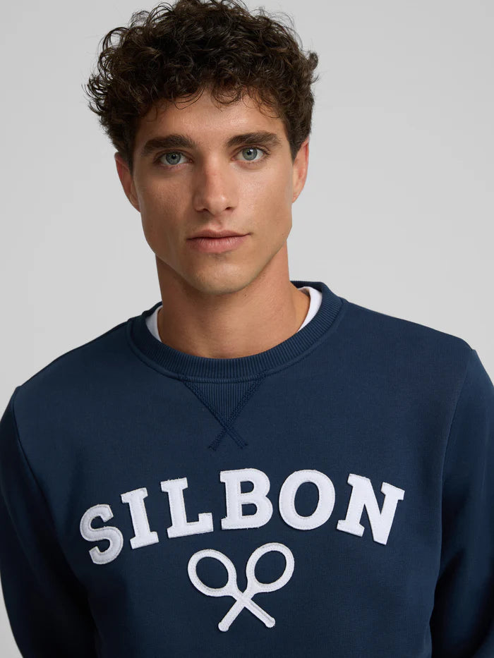 SILBON SUDADERA RAQUETAS AZUL MARINO