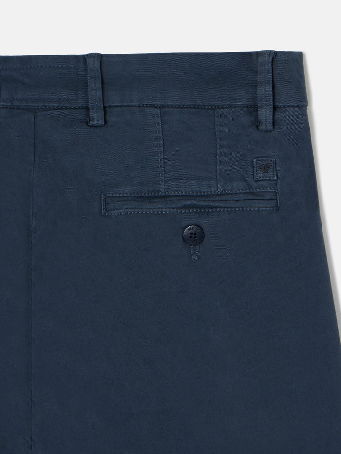 SILBON BERMUDA COLOR AZUL MARINO ELASTICA