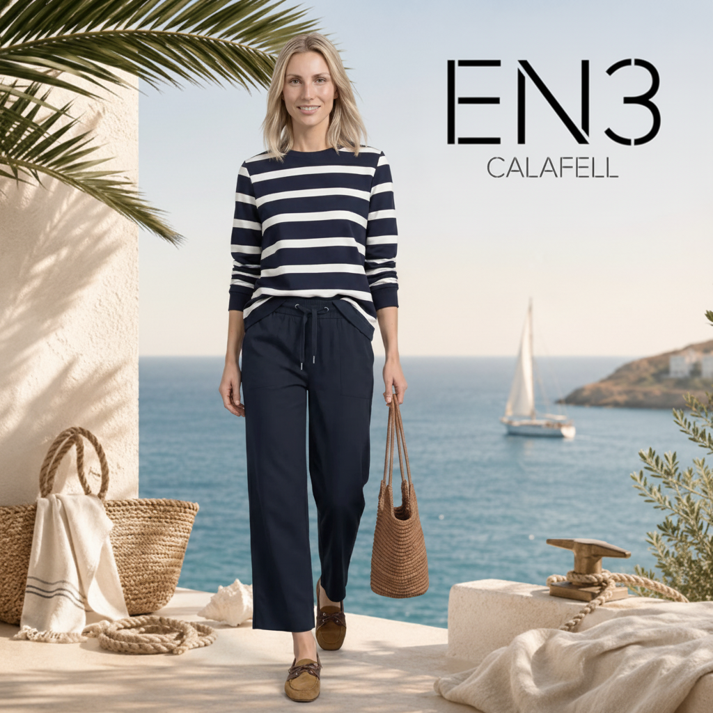 PANTALONES FINOS PIERNA RECTA CON GOMA STREET ONE