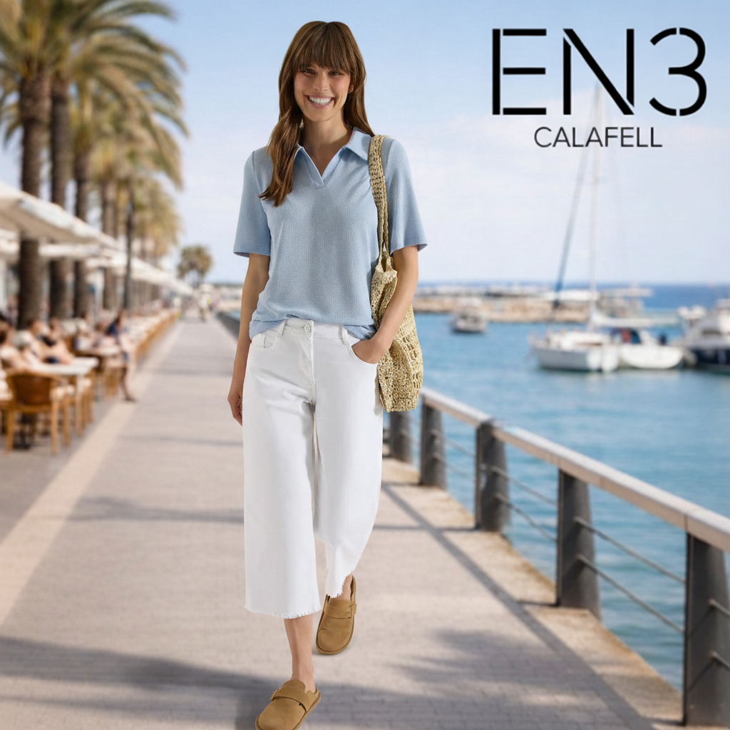 CECIL PANTALON PIRATA BLANCO
