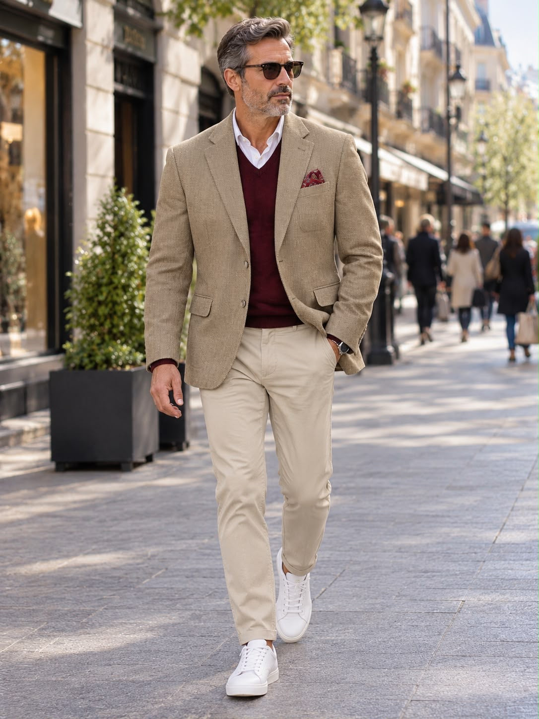 AMERICANA CHAQUETA CON CHALECO DESMONTABLE