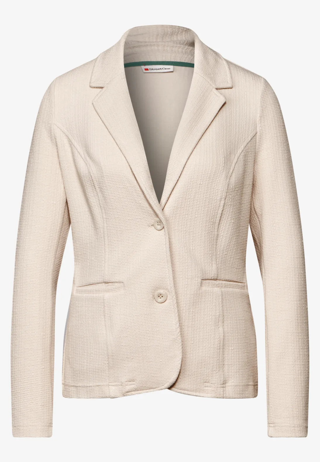 STREET ONE BLAZER ELASTICA CUELLO SOLAPA Y BOLSILLOS