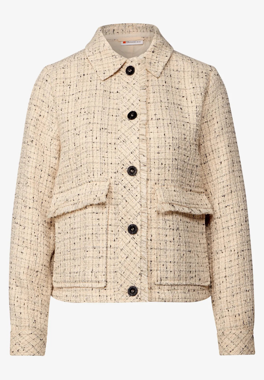 STREET ONE CHAQUETA BOUCLÈ CUELLO CAMISERO