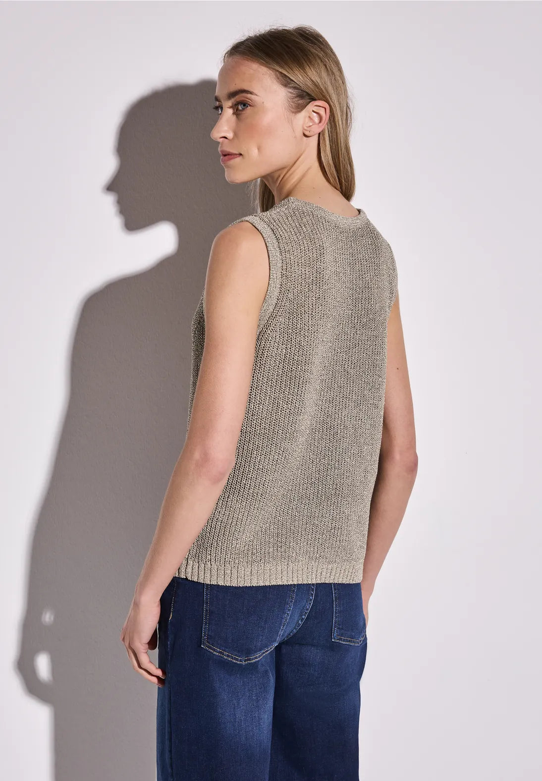 STREET ONE CAMISETA DE PUNTO ASPECTO BRILLANTE