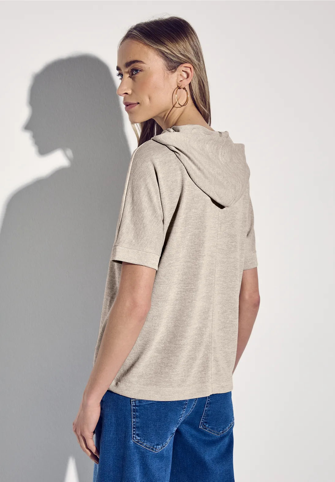 STREET ONE CAMISETA CON CAPUCHA ESTILO DEPORTIVO