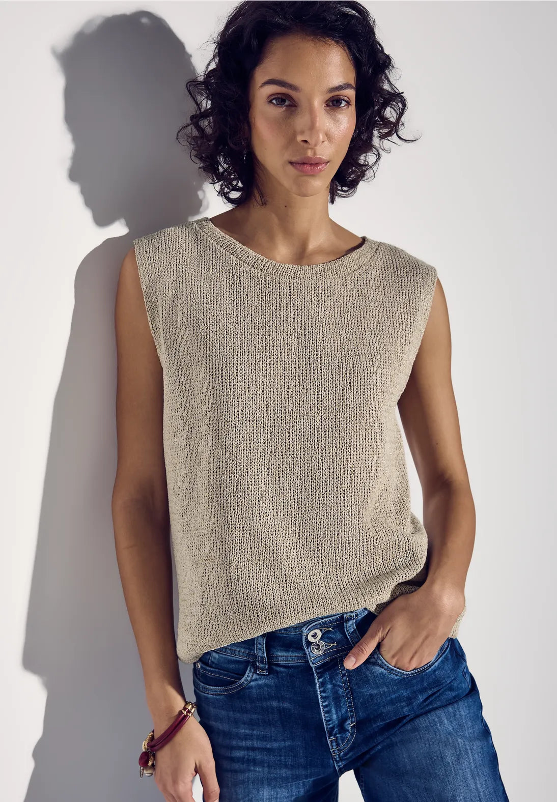 STREET ONE CAMISETA SIN MANGAS CALADA