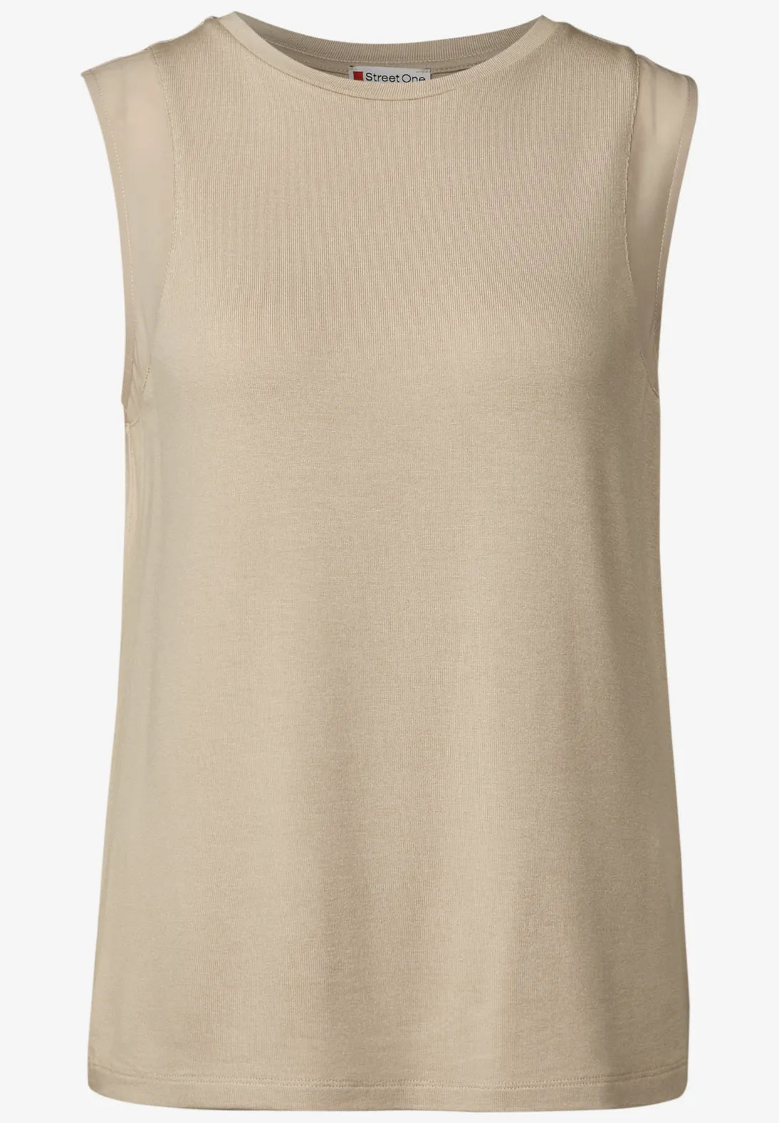 STREET ONE CAMISETA TIRANTES CON GASA EN MANGAS