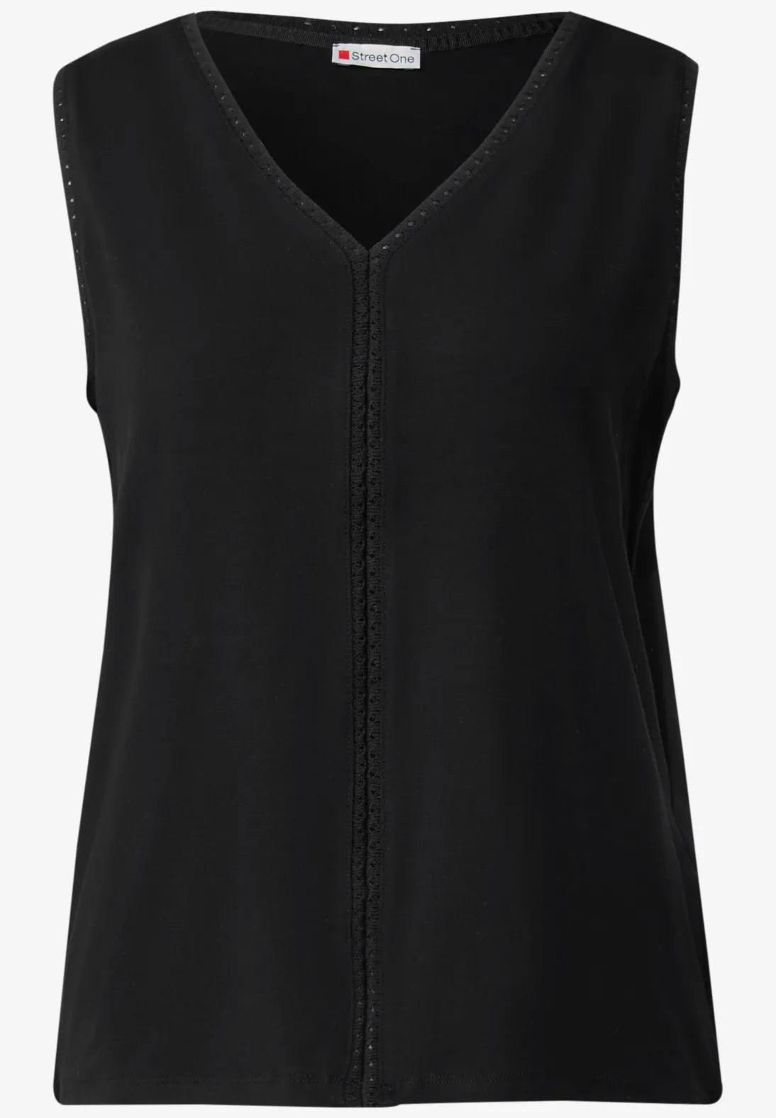 STREET ONE TOP TIRANTES NEGRO