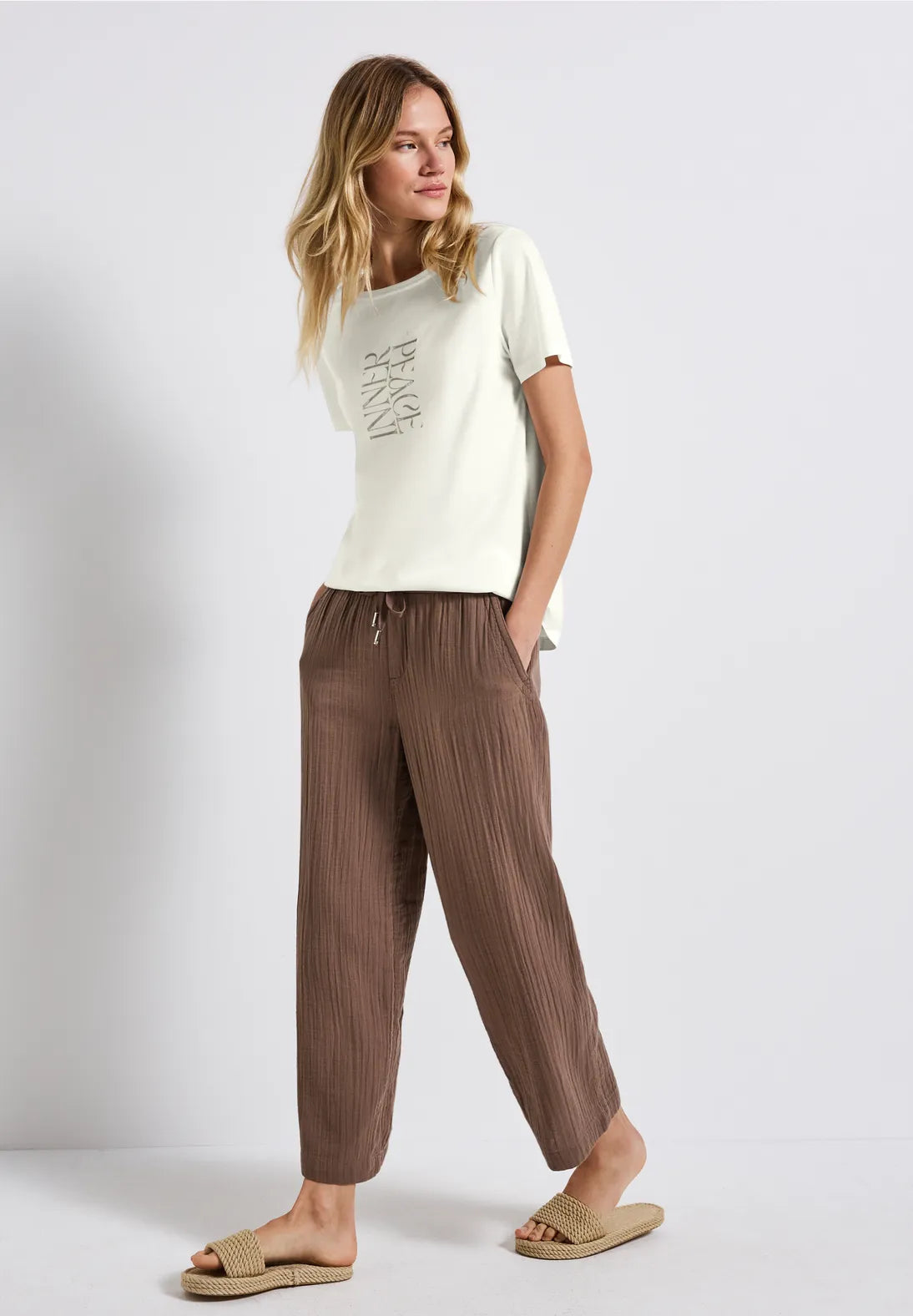 STREET ONE CAMISETA BLANCA PRINT