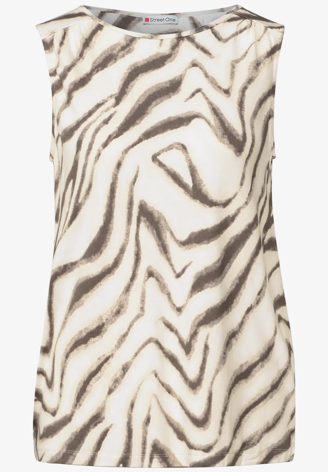 STREET ONE TOP SIN MANGAS TONOS BEIGE