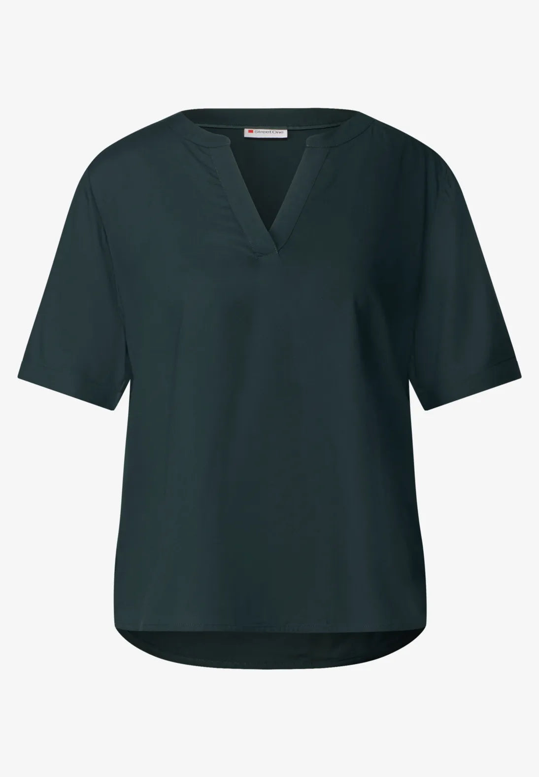 STREET ONE BLUSA BASICA CUELLO PICO