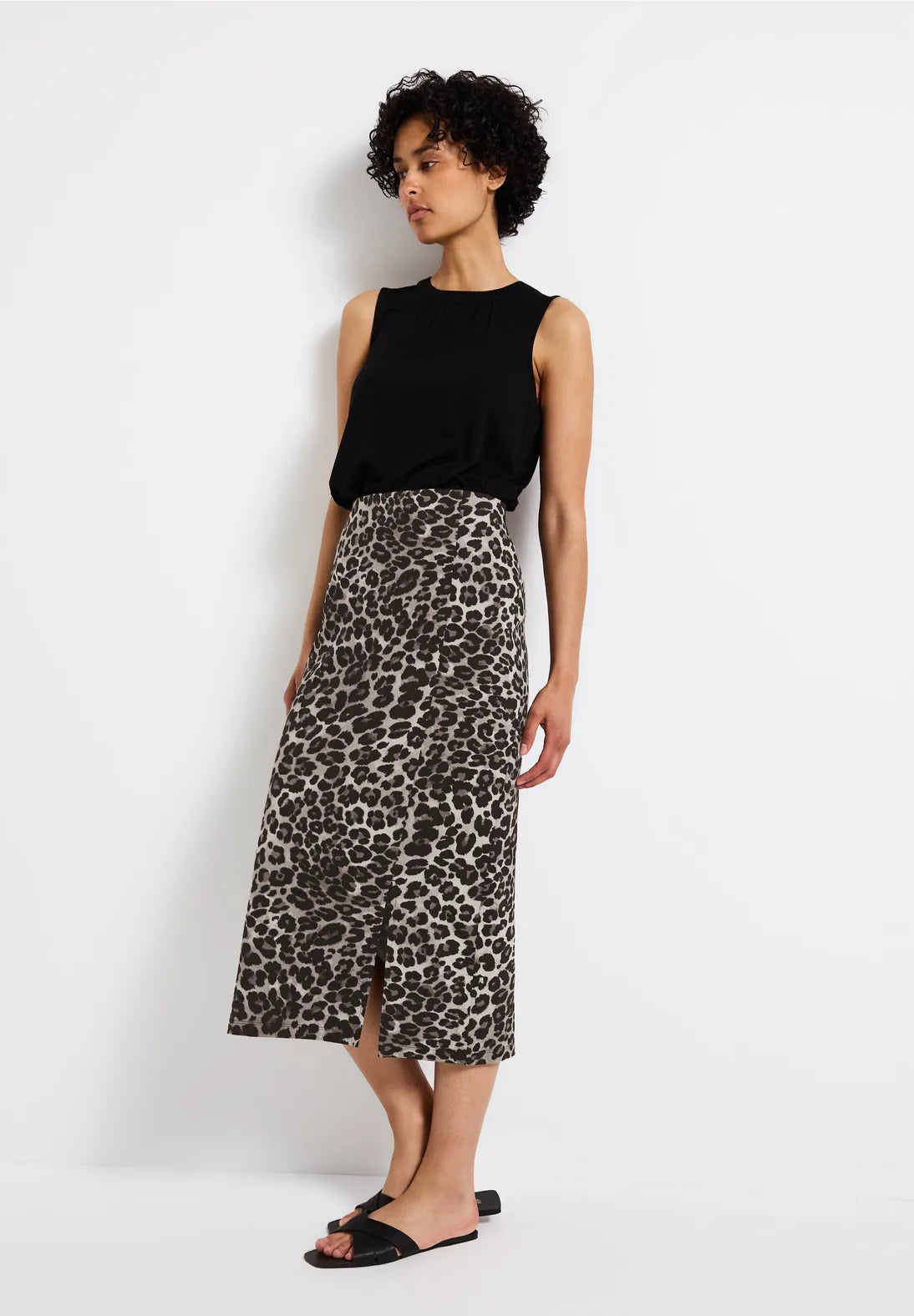 STREET ONE FALDA LARGA ESTAMPADO ANIMAL PRINT