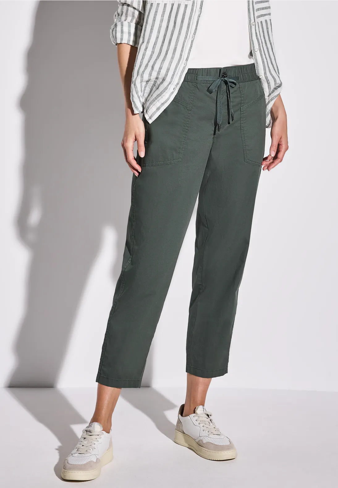 STREET ONE PANTALON CARGO VERDE