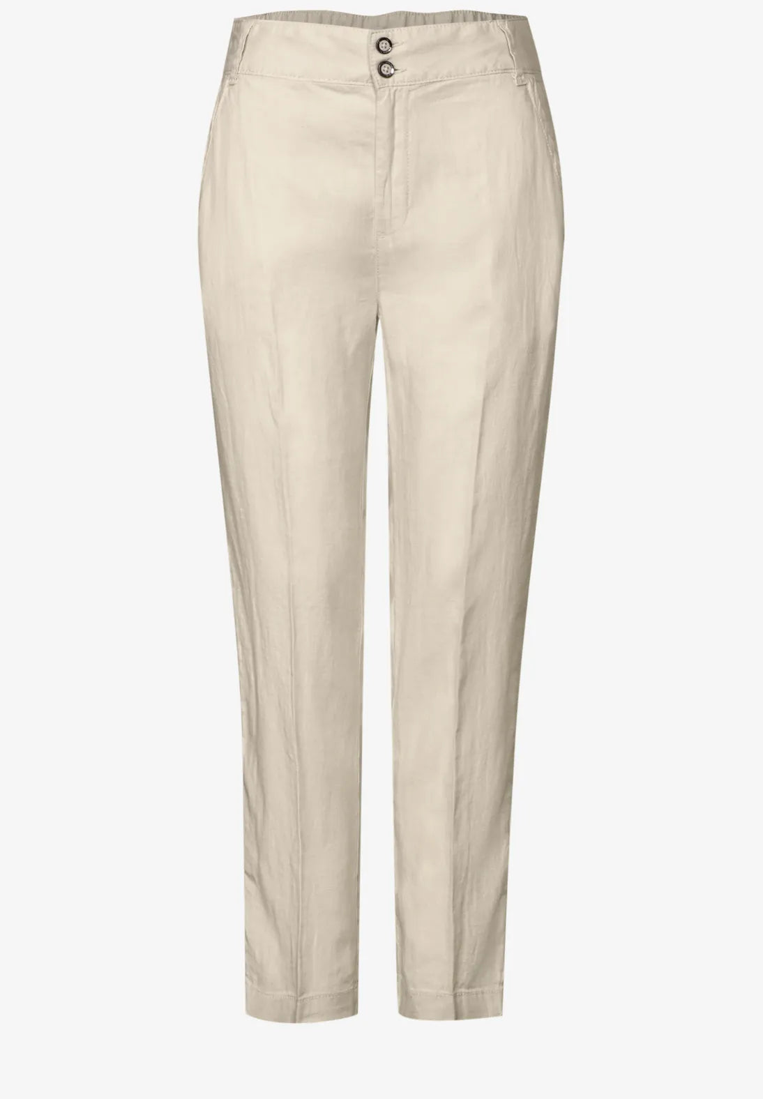 STREET ONE PANTALON DE LINO TIPO CHINO