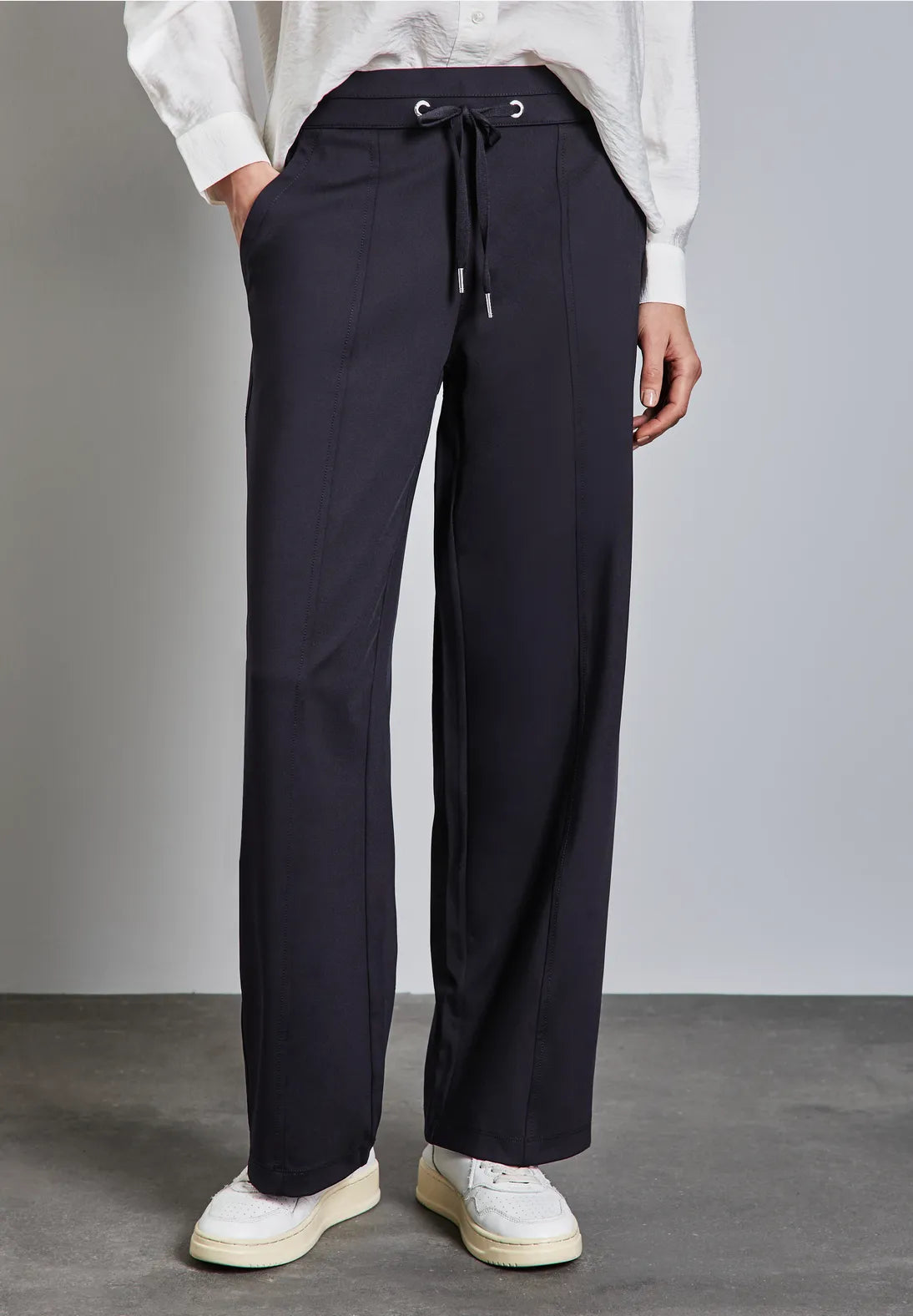 STREET ONE PANTALONES RECTOS CINTURA ELASTICA