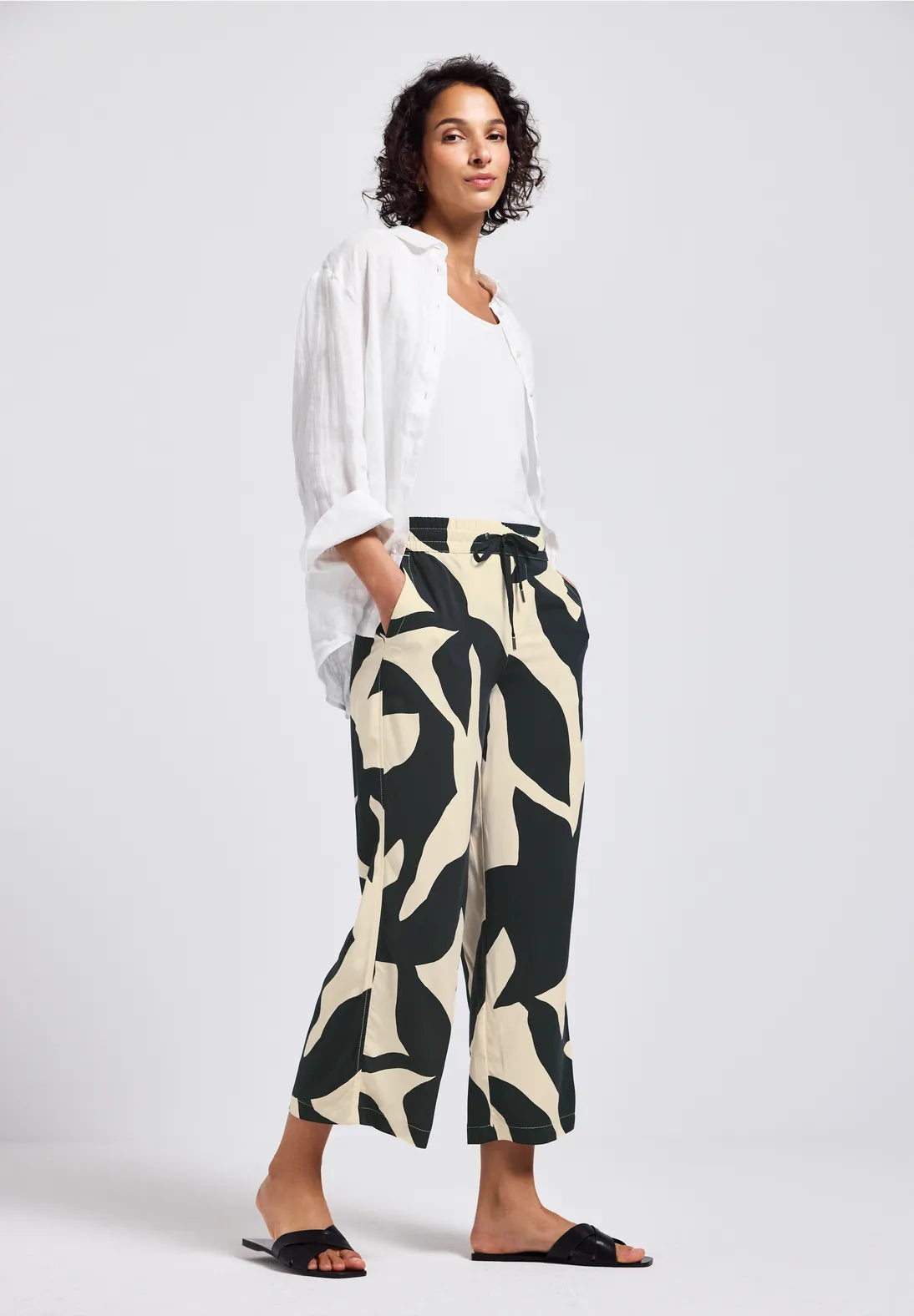 STREET ONE PANTALON PIERNA ANCHA ESTAMPADO