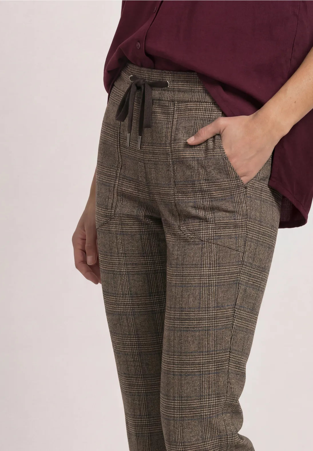 PANTALON CINTURA ELASTICA BOLSILLOS LATERALES STREET ONE (Copia)