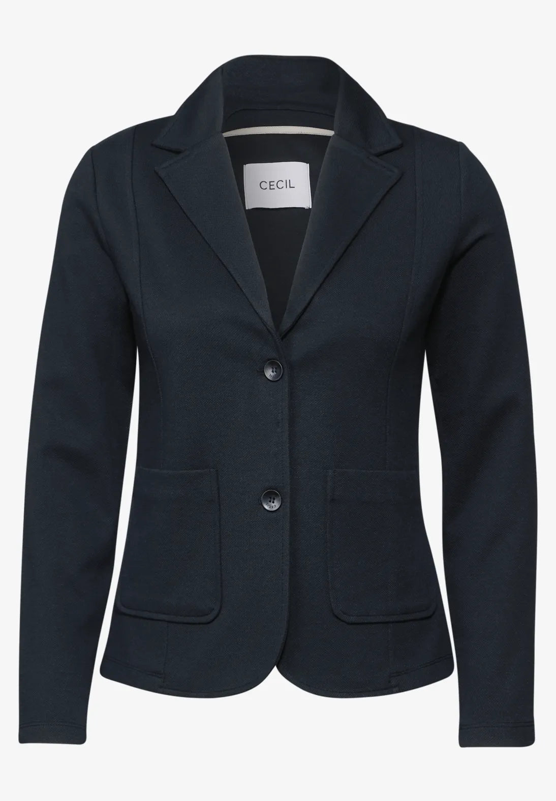 BLAZER AZUL MARINO ELASTICA