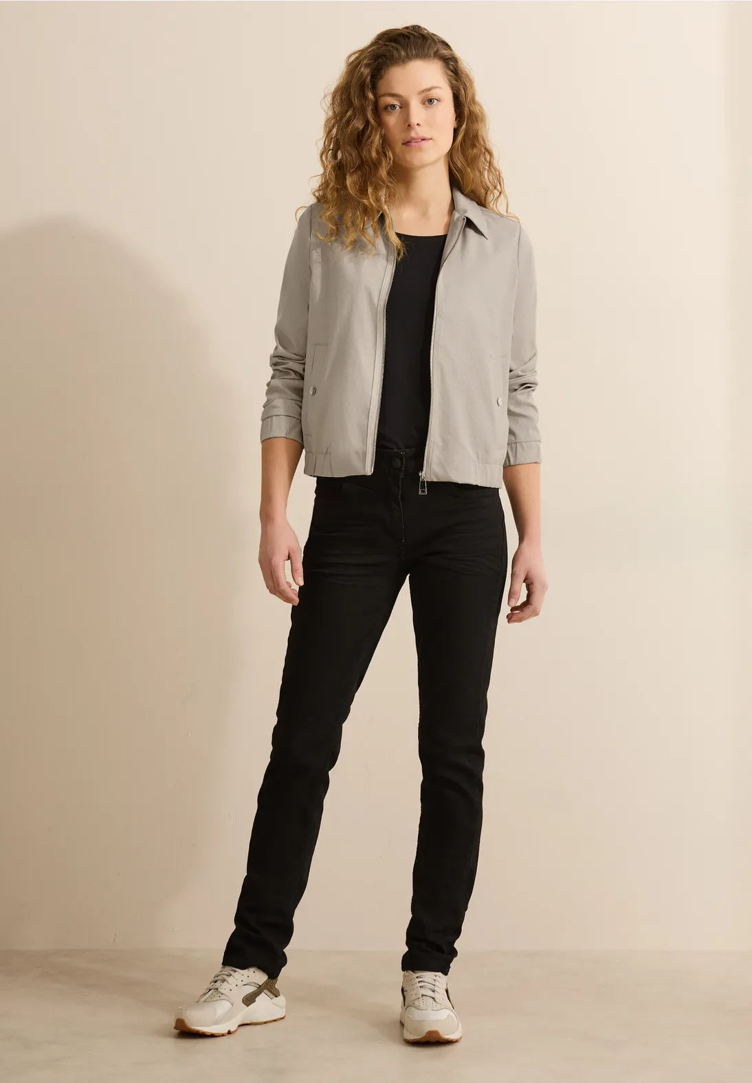 CECIL CHAQUETA CORTA CUELLO CAMISERO BEIG