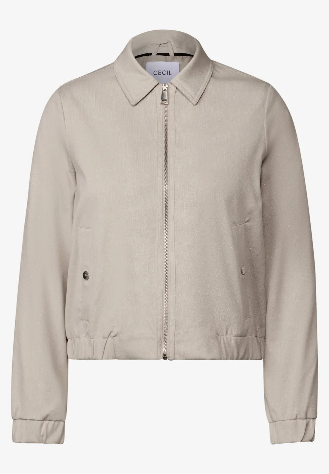 CECIL CHAQUETA CORTA CUELLO CAMISERO BEIG