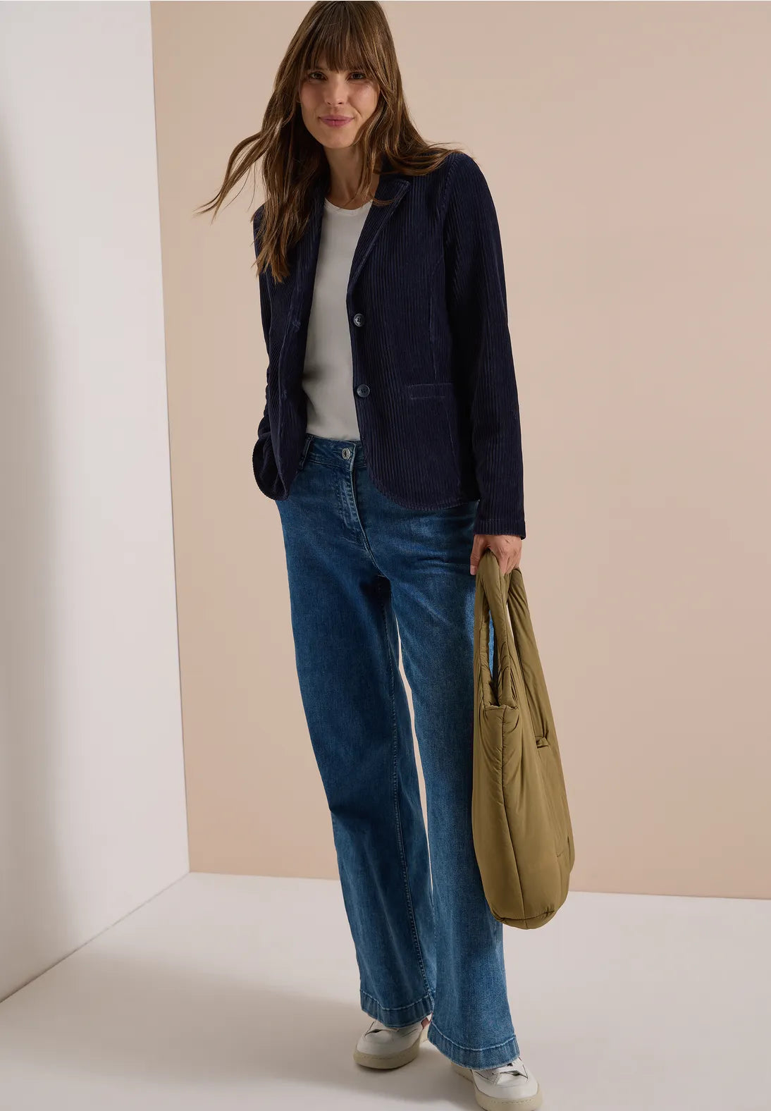 BLAZER DE ALGODON ELASTICA CECIL