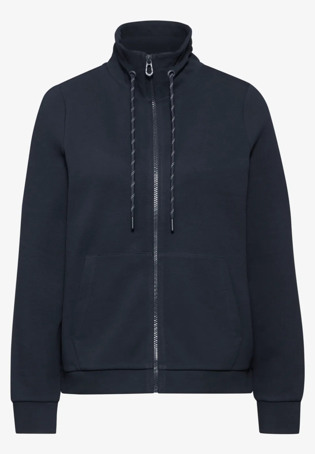 SUDADERA JERSEY CON CUELLO ALTO