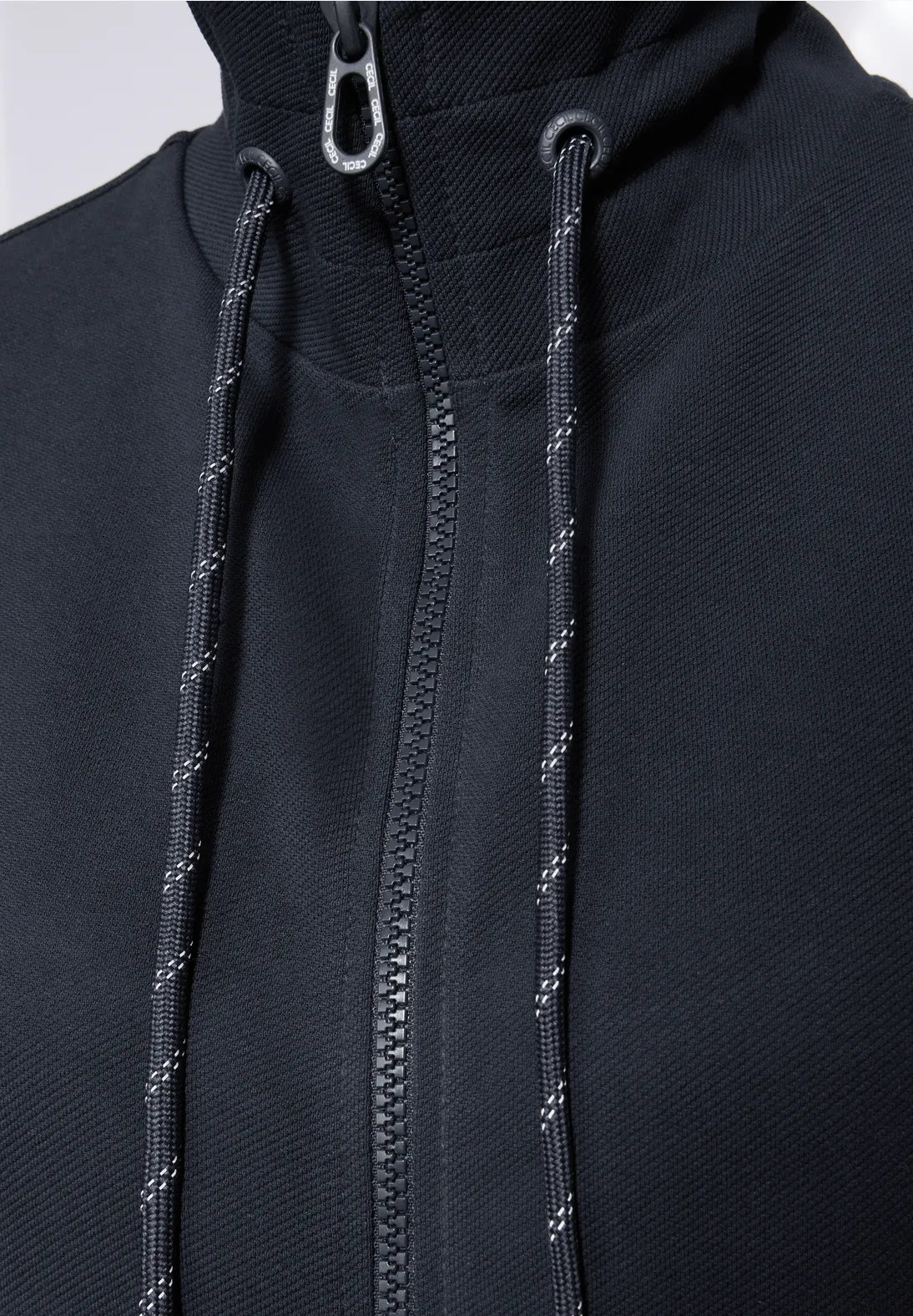 SUDADERA JERSEY CON CUELLO ALTO