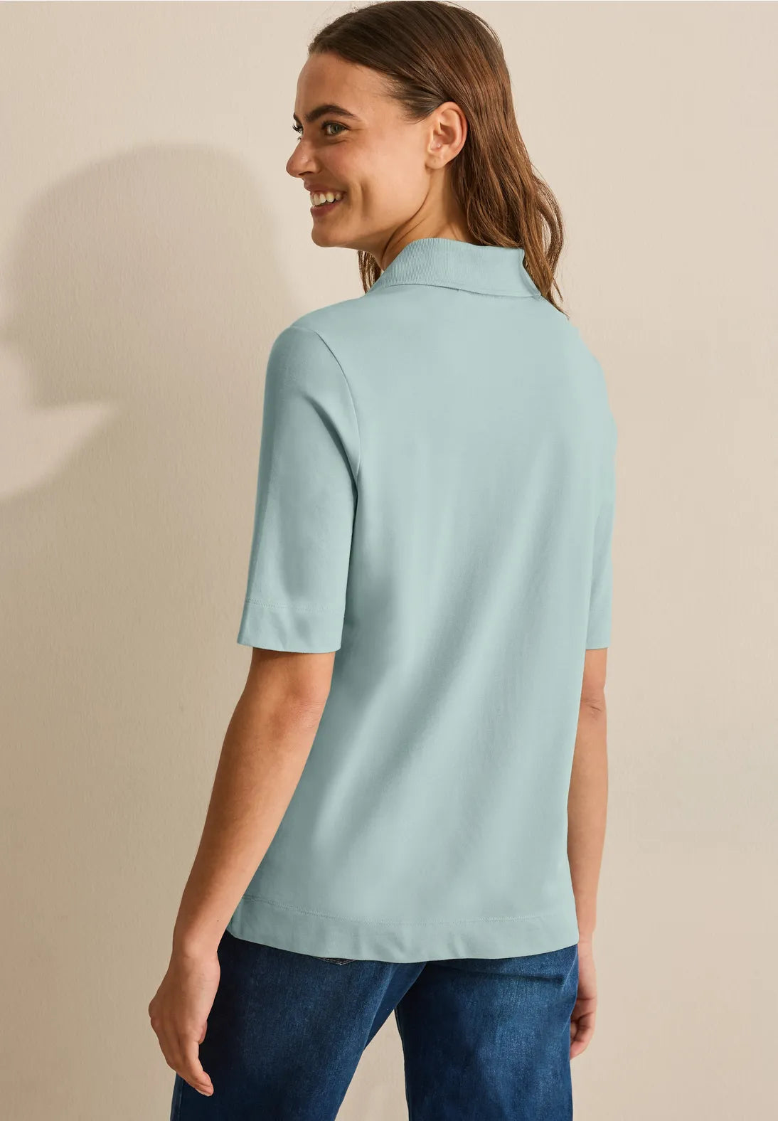 CECIL POLO PIQUE CUELLO CAMISERO CUELLO EN V