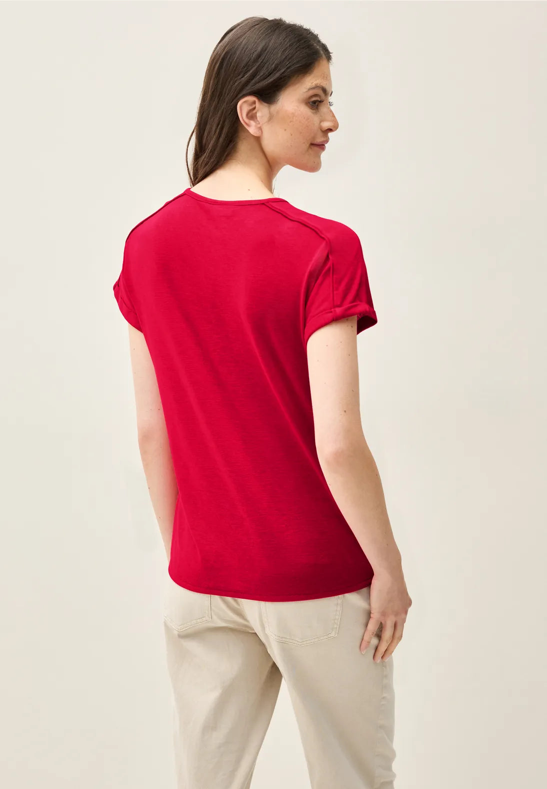 CECIL CAMISETA MANGA CORTA CUELLO EN PICO