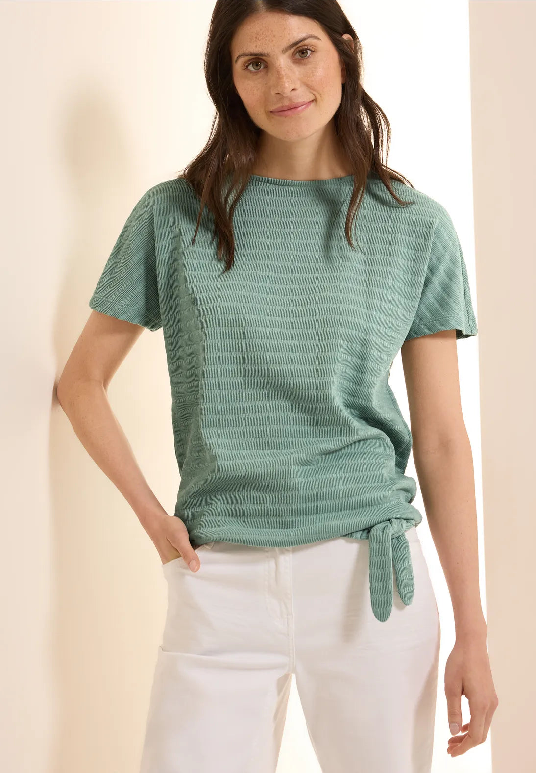CECIL CAMISETA RAYAS DETALLE NUDO
