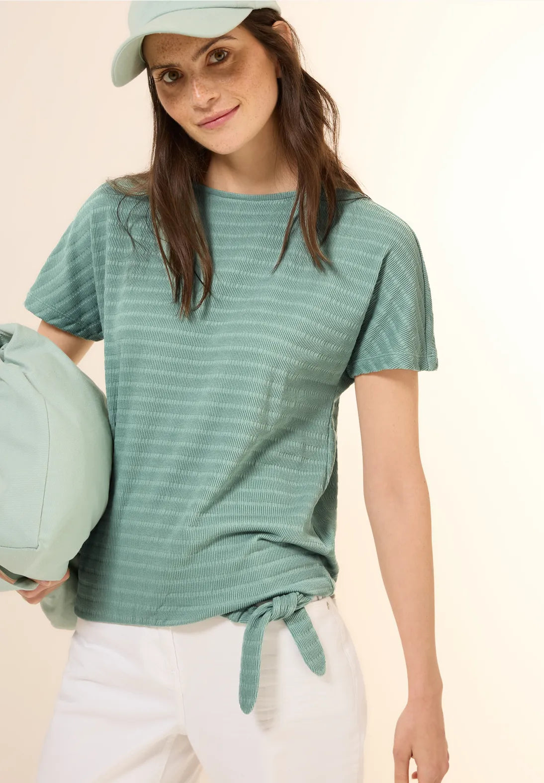 CECIL CAMISETA RAYAS DETALLE NUDO