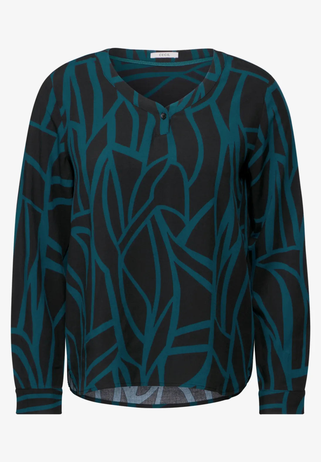 BLUSA ESTAMPADA CUELLO EN "V"