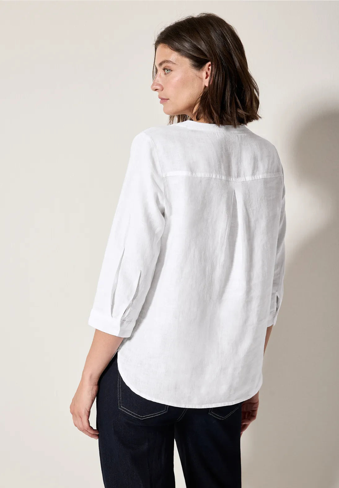 CECIL BLUSA DE LINO MANGA 3/4
