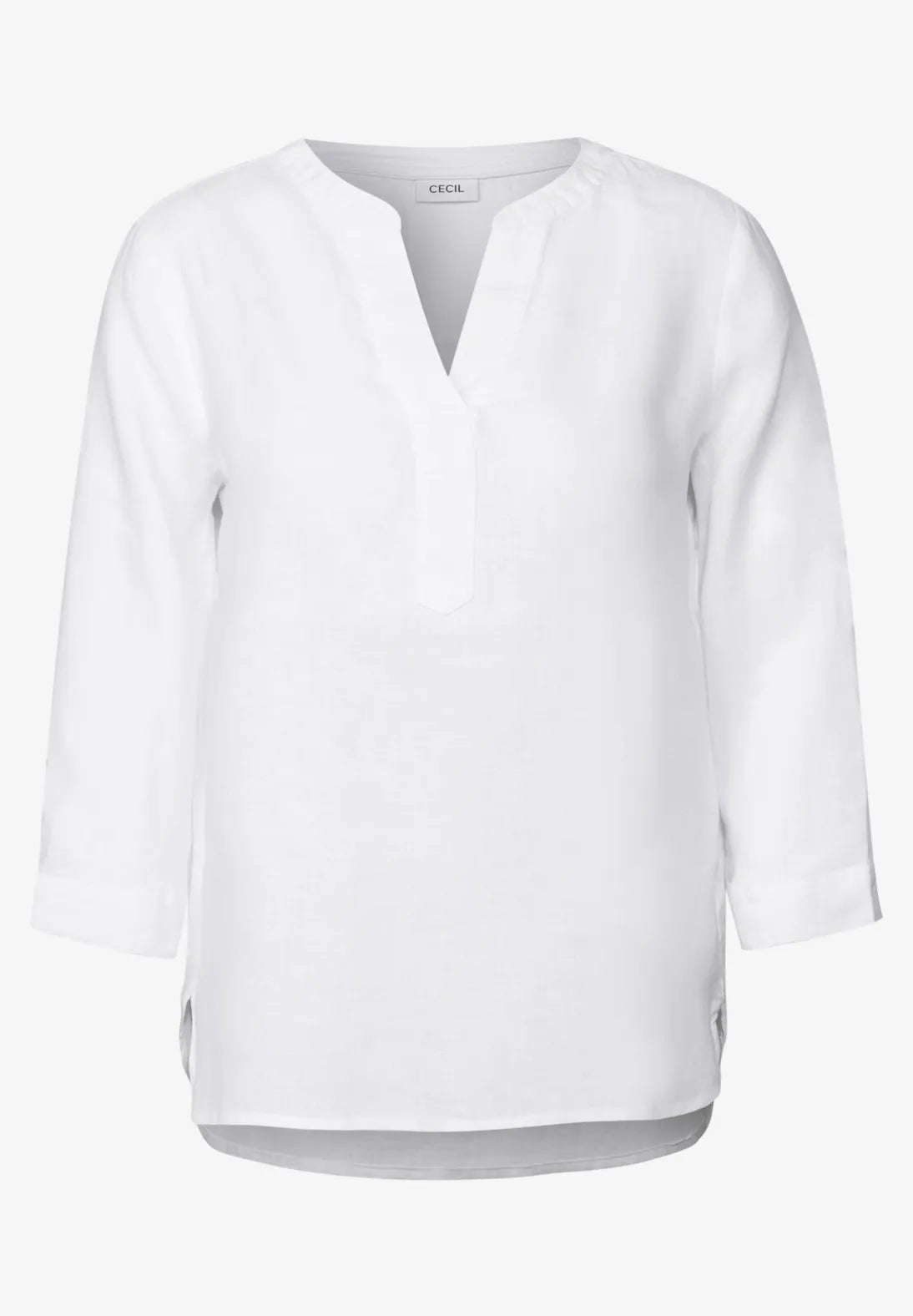 CECIL BLUSA DE LINO MANGA 3/4