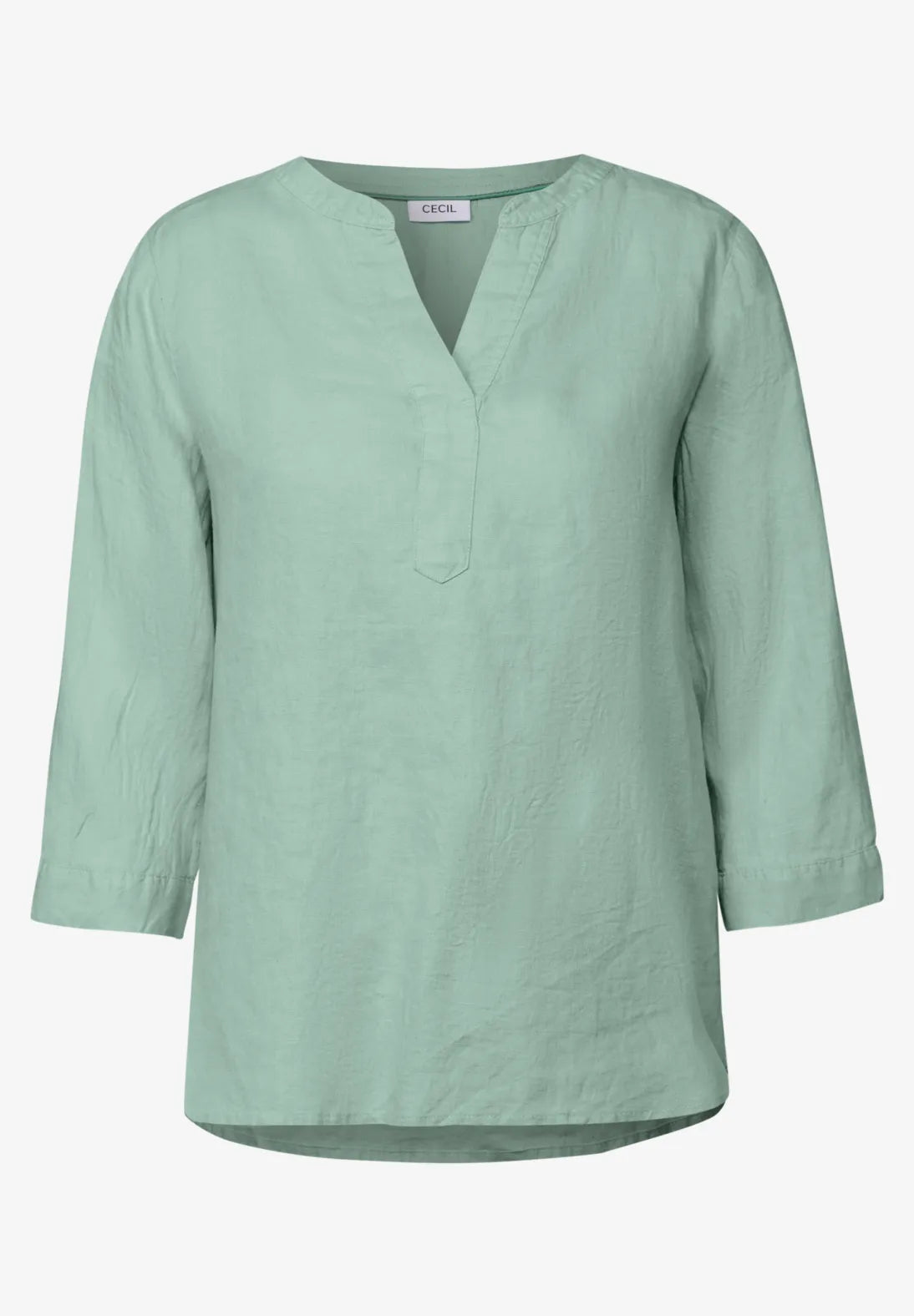 CECIL BLUSA DE LINO MANGA 3/4