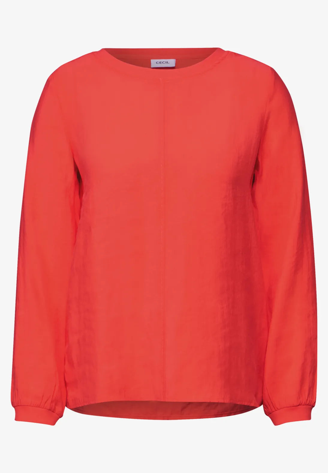 CECIL BLUSA ESCOTE REDONDO Y ABERTURAS LATERALES