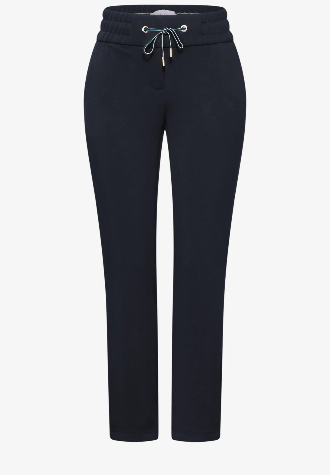 PANTALONES CON ASPECTO LONA DE PIERNA ESTRECHA