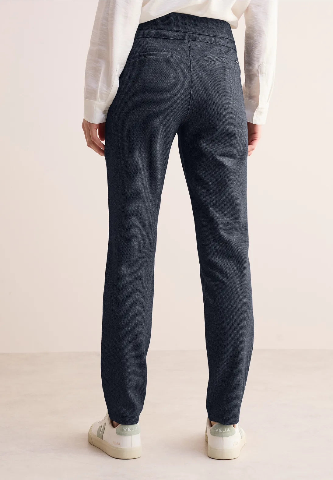 CECIL PANTALONES DE TALLE MEDIO PIERNA ESTRECHA CON CREMALLERAS