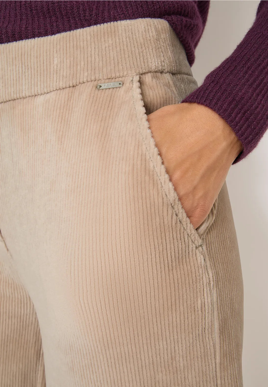 CECIL PANTALONES DE PANA ELASTICOS