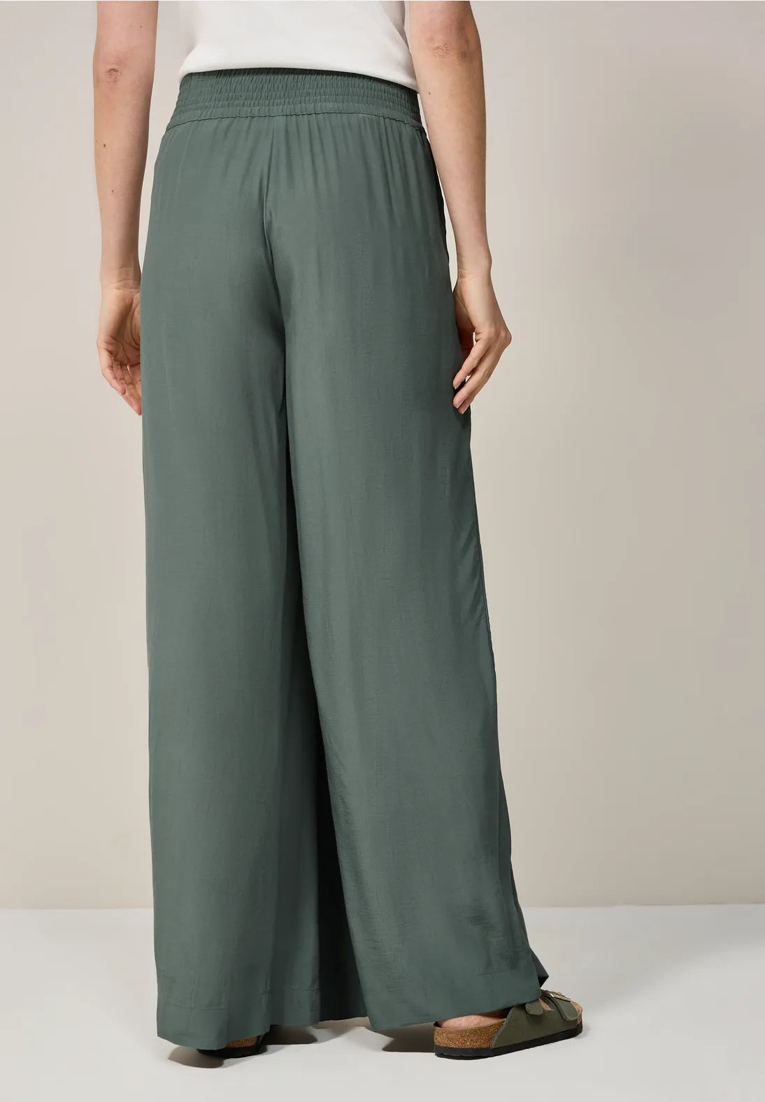 CECIL PANTALON PIERNA ANCHA CINTURA ELASTICA