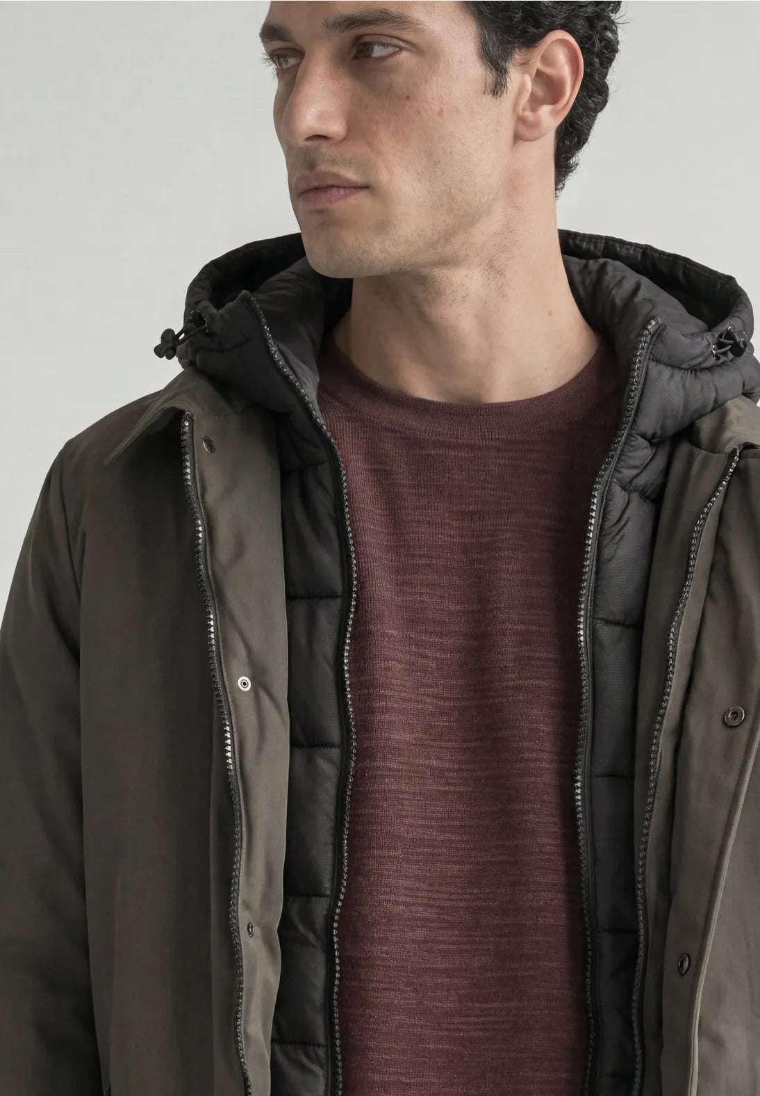 Parka con forro extraible. En3 Calafell