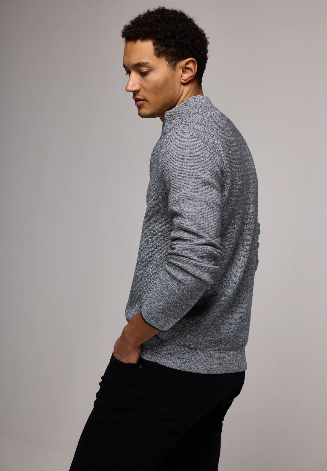 STREET ONE MEN CHAQUETA DE PUNTO BICOLOR