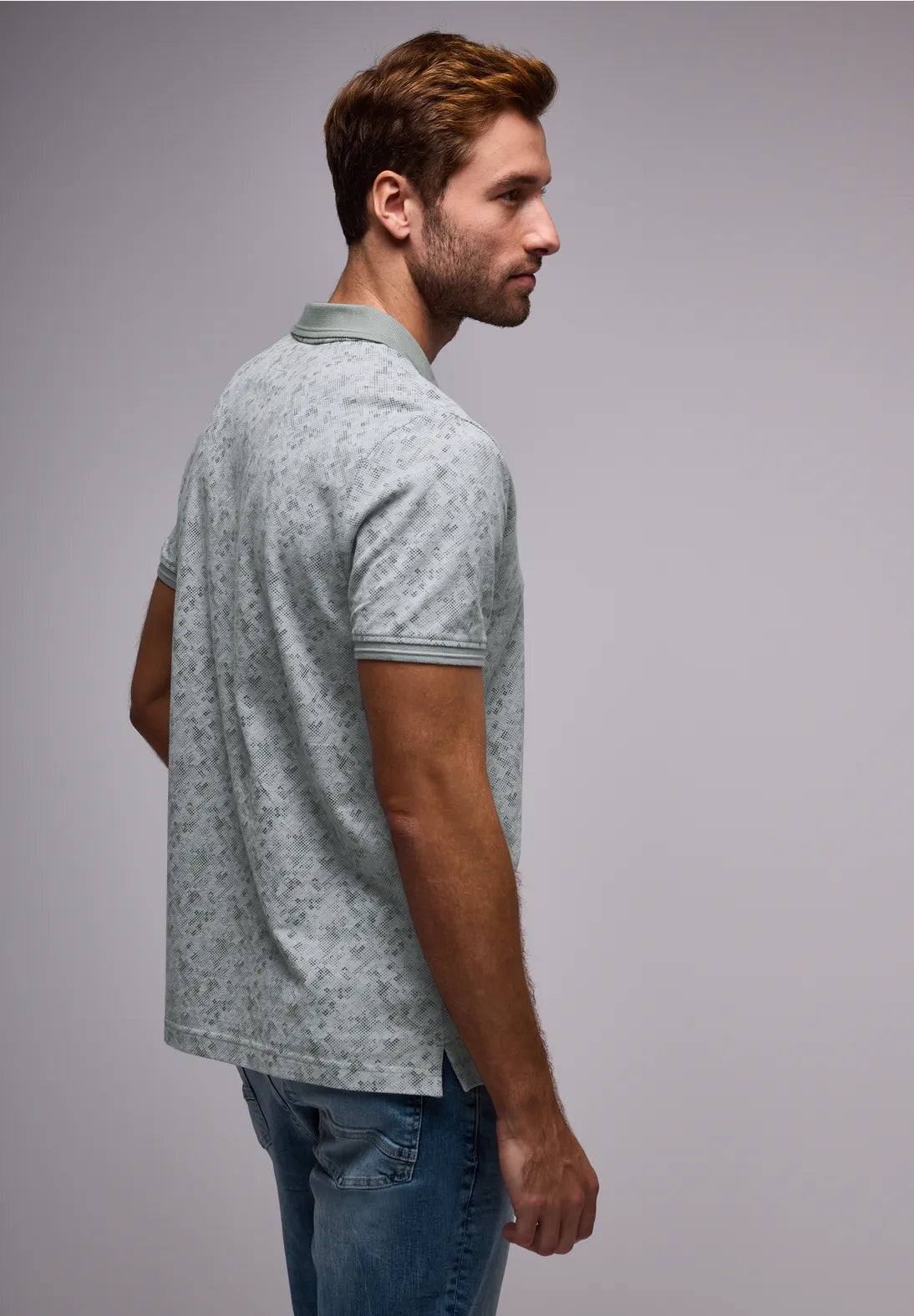STREET ONE POLO PUNTO OXFORD ESTAMPADO