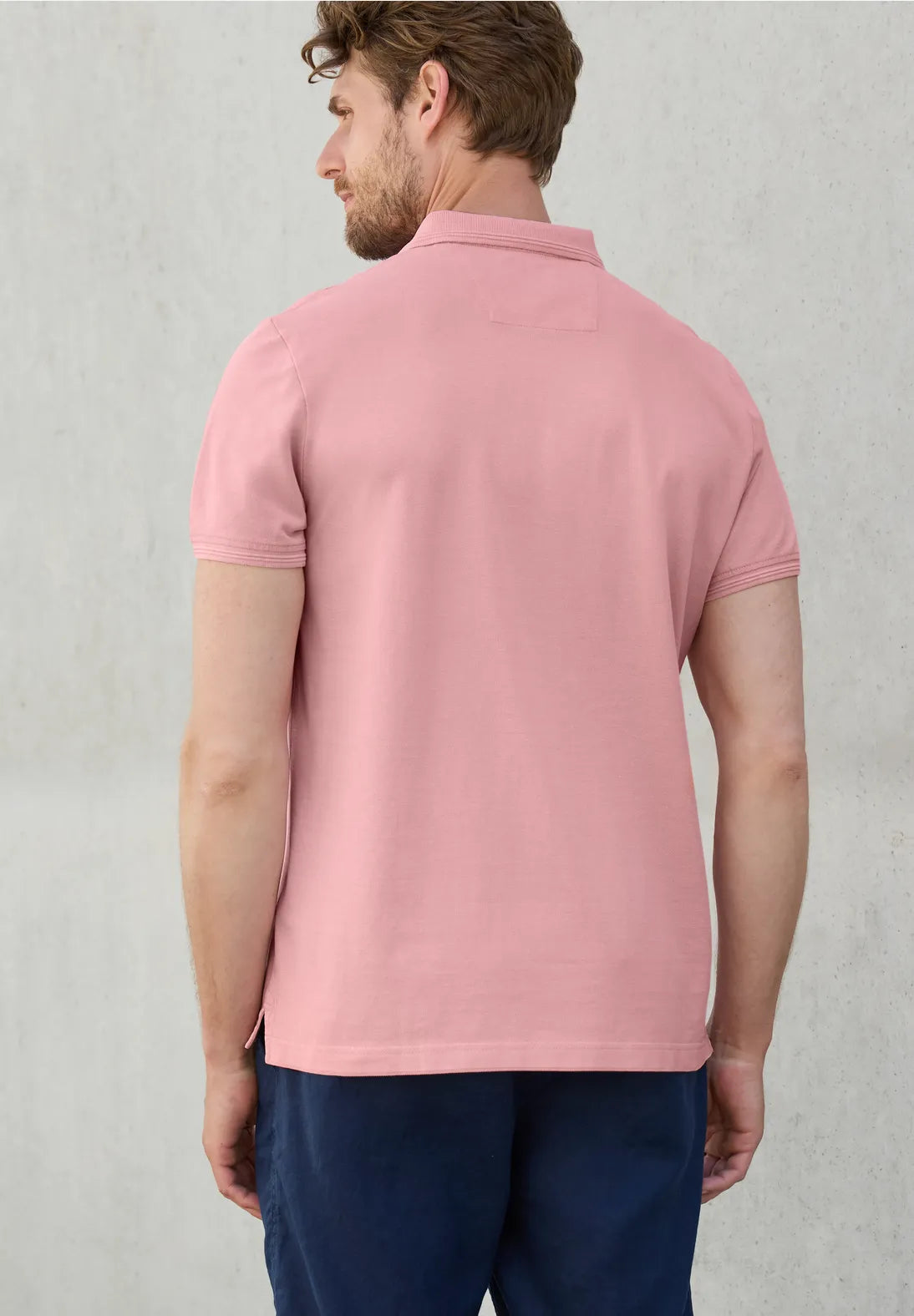 STREET ONE MEN POLO PIQUEE BASICO ROSA