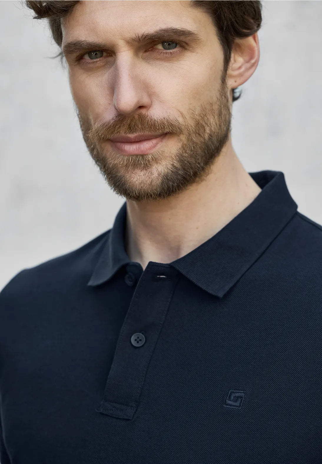 STREET ONE MEN POLO PIQUE DARK BLUE