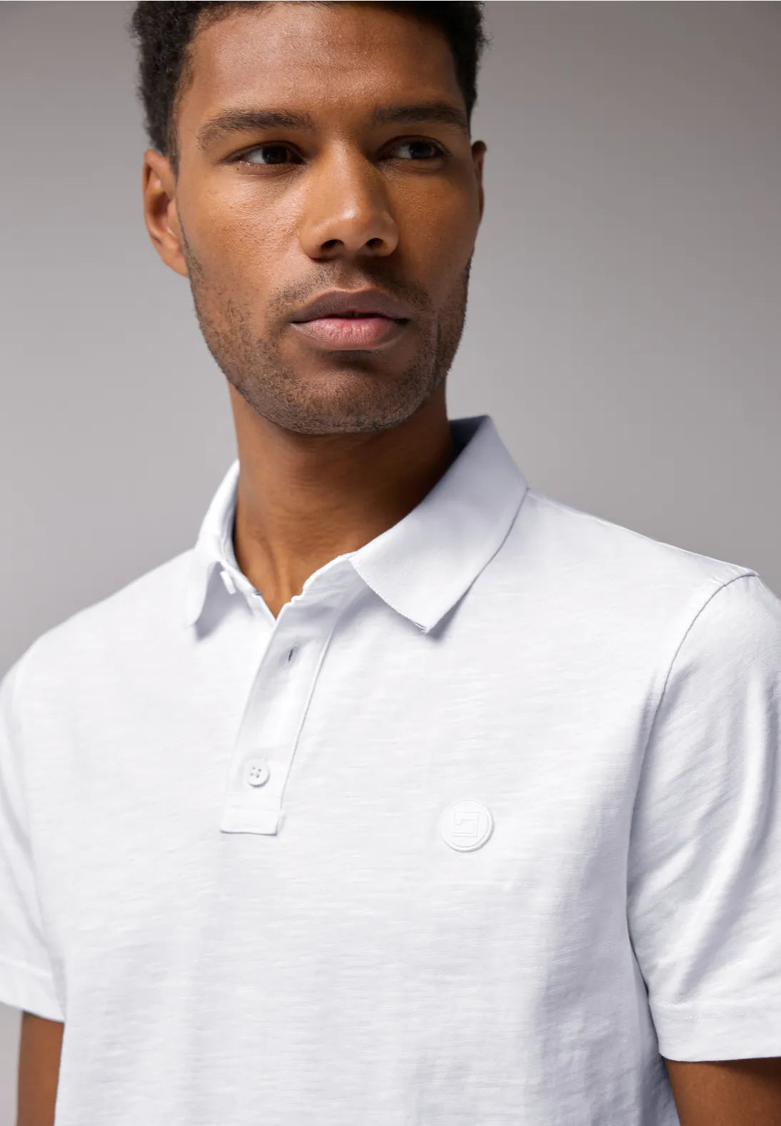 STREET ONE MEN POLO DE ALGODON BLANCO