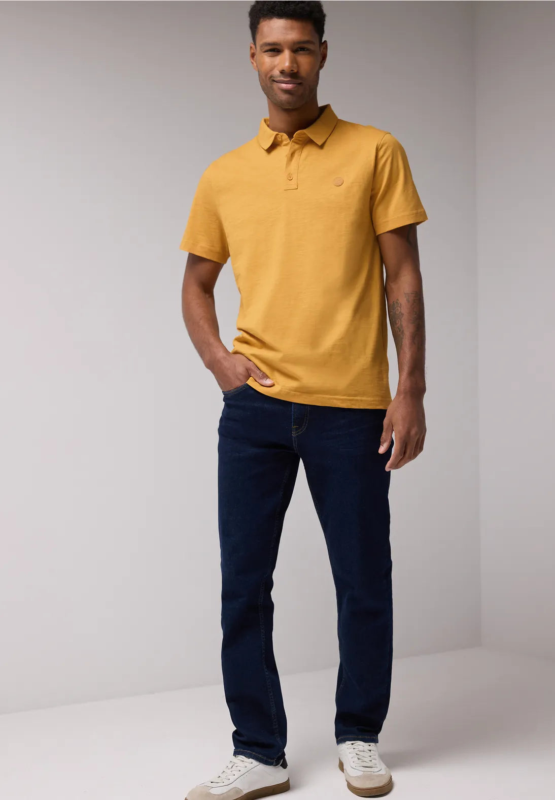 STREET ONE MEN POLO DE ALGODON MOZTAZA