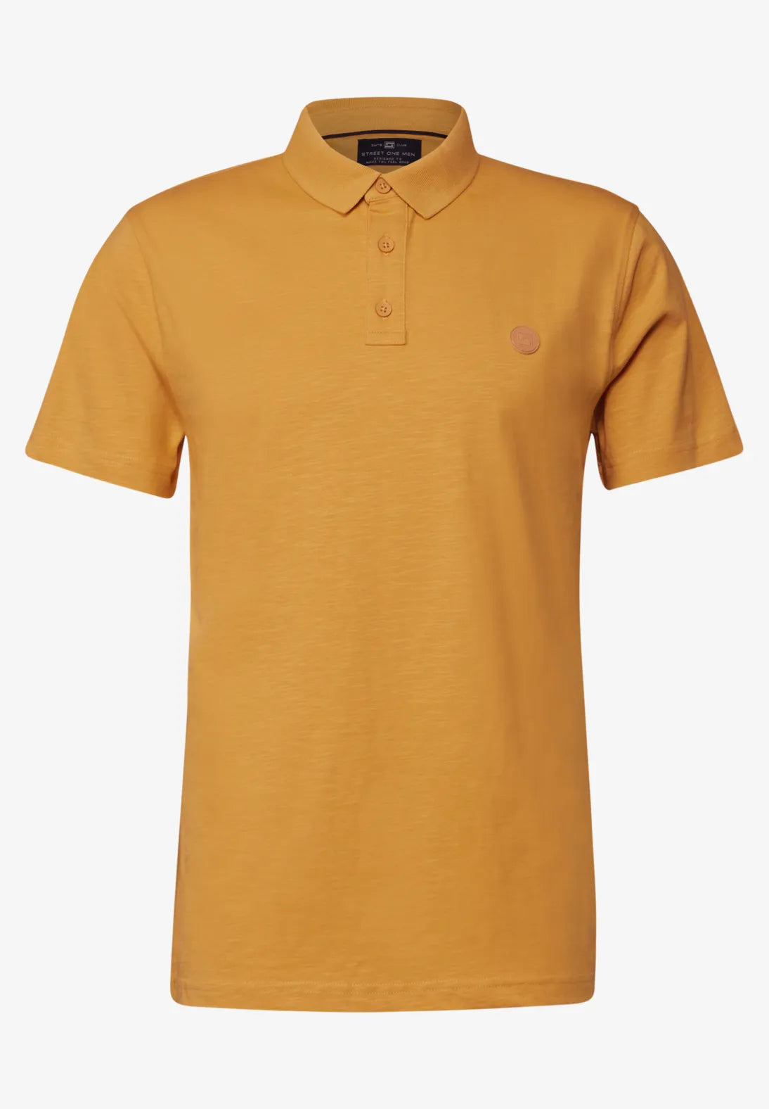 STREET ONE MEN POLO DE ALGODON MOZTAZA