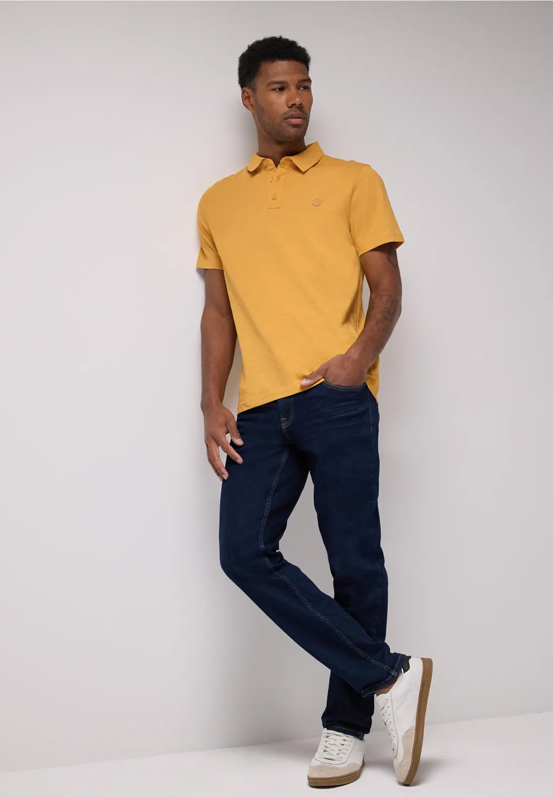 STREET ONE MEN POLO DE ALGODON MOZTAZA